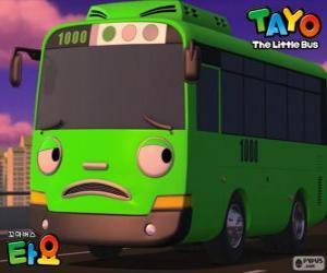 пазл РОГИ-веселые и Озорные зеленый автобус